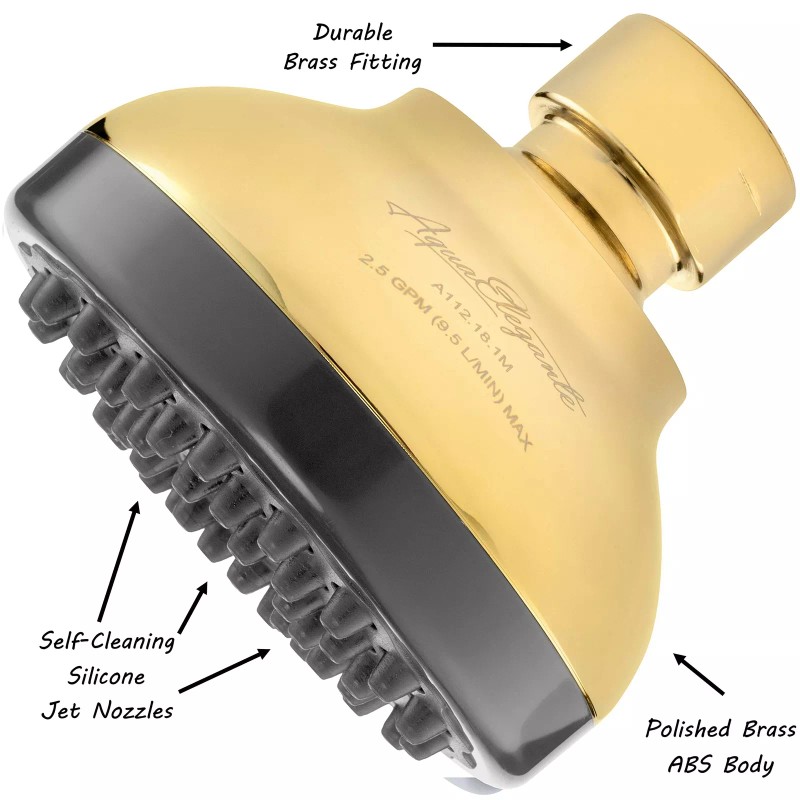 Aqua Elegante Pressure Boosting Shower Head (Aqua Elegante) - Polished