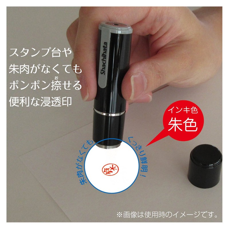 シャチハタ 印鑑 ハンコ ネーム9 XL-9 印面9.5ミリ 岡安