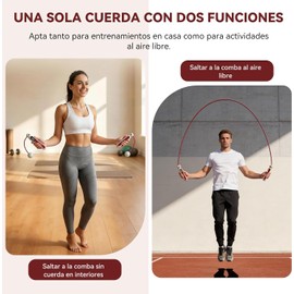 Cuerda para Saltar Traje de Cuerda para Saltar con Bolsa de Almacenamiento Saltar Deportiva para Niños/Adultos