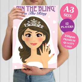 PIN THE BLING ON THE RING | Hen Night Party Game | Like Junk on Hunk | 12 Player