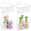 Oubonun Lazy Susan Organizers Set of 4, 10.2”x 9.4”x 4”