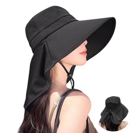 MOWO Women's UV Protection Hat, UPF 50+ Certified, 4.7 inches (12 cm) Wide Brim, Sun Protection, Sun Protection Hat, Lightweight, Breathable, Small Face Effect, Sun Visor, Spring and Summer, UV