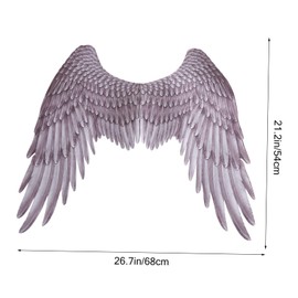 Holibanna Cosplay Wings Realistic Wings Large Wings Eagle Wings Costume Wings Adult Wings Big Wings Black