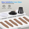 Ceiling Fans with Lights, 51 inch Modern Low Profile Ceiling