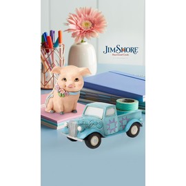 Enesco Jim Shore Mini Pig Figurine 3.5 Inch Multicolor 6012426