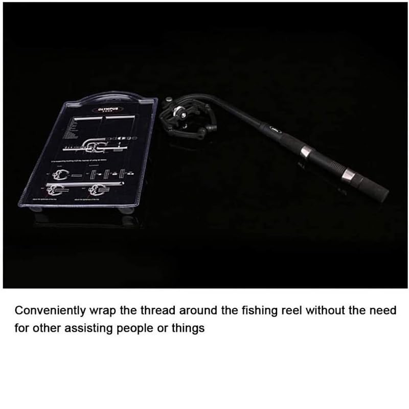AIMALL Fishing Reel Winding Tool, Fishing Line Rewinder, 18.5in/47cm Wire