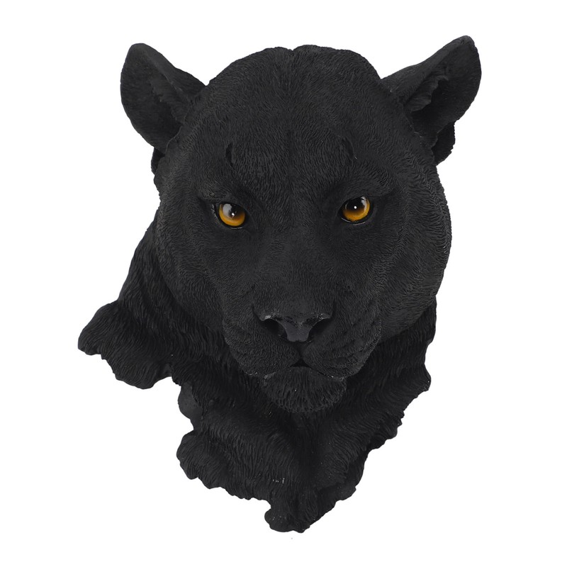 3D Simulation Animal Head Statues Wall Decor Resin Unique Exquisite
