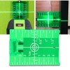 Laser Level Target Plate Double Scale Cross Line Laser Level