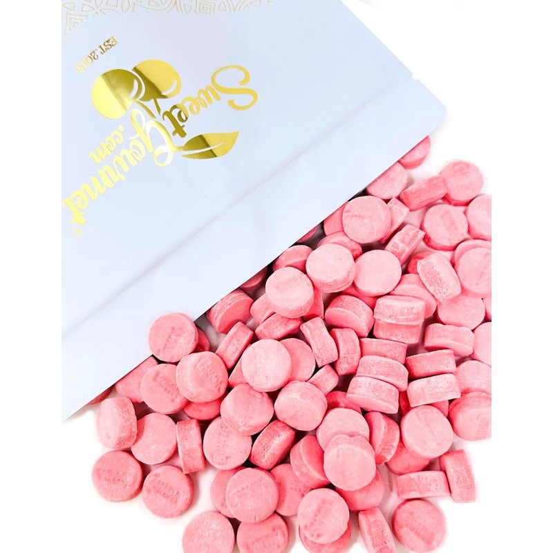 SweetGourmet Pink Wintergreen Lozenges, 3 Pound Bulk Bag, Canada Mints