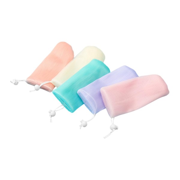 Mikinona 6 Layer Thicken Mesh Soap Bag 5pcs Bar Soap