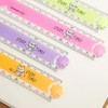 Foldable Learning Ruler for Kids, Students, Office, and School Ruler Purple GD12833 100ea