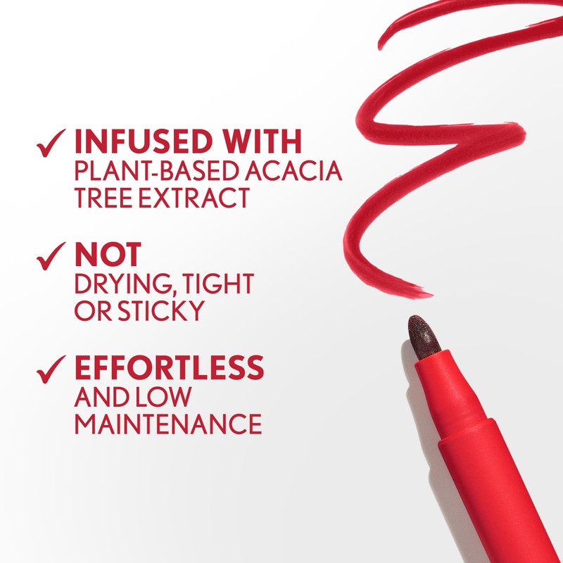 Covergirl Outlast Lipstain, 40 Jazzberry, Smooth Application, Precise Pen-Like Tip,