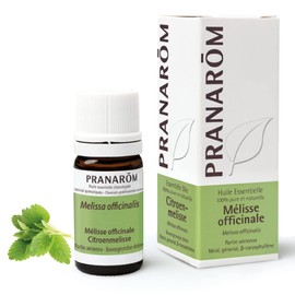 Pranarom Lemon Balm (Melissa) 0.2 fl oz (5 ml) (PRANAROM Chemo Type Essential Oil)