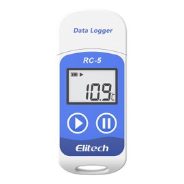 OBEST Elitech RC-5 USB Temperature Data Logger Temperature Recorder, 32000 Points, Data Logger for Easy Temperature Recording and Analysis (Blue)