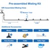 POCKET PANDA Pre-Assembled Misters for Outside Patio,Outdoor Water Misting Cooling