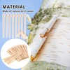 200 Stück Augenbrauen Holzspatel für Haarentfernung, Haarentfernung Holzstäbchen,Waxing Stick, Präzise