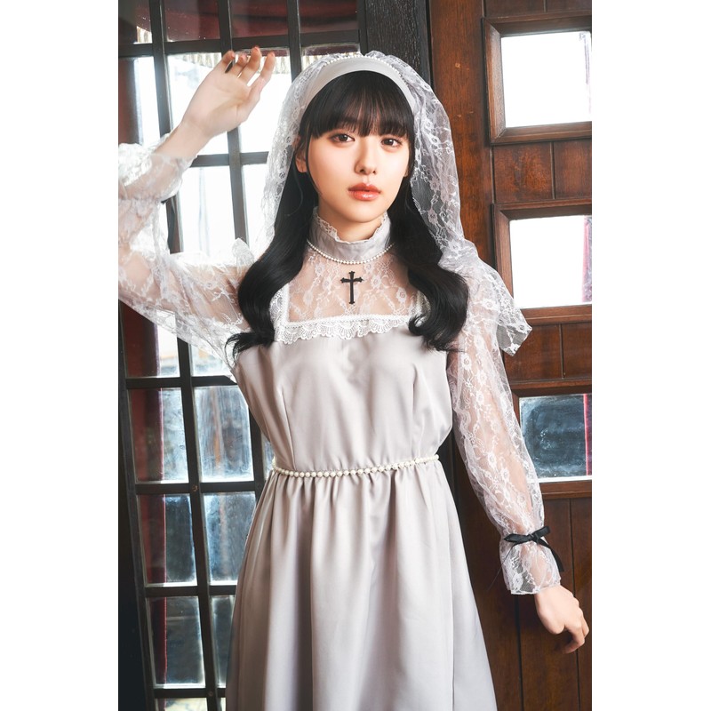 Clearstone Moon Talk Cosplay Halloween Pearl Fizzster Women Grey