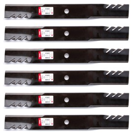 Oregon 396-743 G6 Gator Blades for 72" John Deere EPC201693, TCU15882 - 6 Pack
