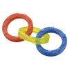 Richell Dog Toy, Nerf Dog, Three Ring Tag, 10.5i