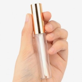 10ml Empty Lip Gloss Bottle Cosmetic Dispensing Container Silver 4ea