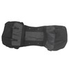 Bicycle Rear Seat Bag Black Large Capacity Canvas Waterproof Elastic