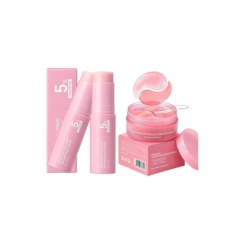 Bálsamo con PDRN, Volufiline, NAD y Colágeno y Mascarilla，2+60Pcs