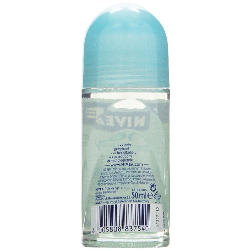 Nivea Energy Fresh Deodorant Roll-On, 1.7 Fluid Ounce