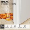 2 Pcs 196" Wedge-Shape Weather Stripping Door Seal,Windows and Doors