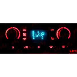 360 LED High Performance 03-06 GM RED LED DIY UPGRADE KIT CLIMATE CONTROL BULB SILVERADO SIERRA ESCALADE