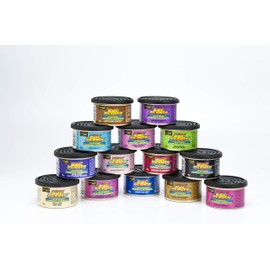 California Scents CCS-422TR Air Freshener, New Car Car Scents (Pack of 4) Long Lasting Refreshing Fragrance, Environmentally Friendly, Light Weight Organic Product Recyclable, Adjustable Vented Lid