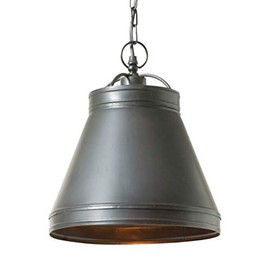 Irvin's Tinware, G20-57 Vintage Black Rustic Pendant, Rustic Farmhouse Lighting