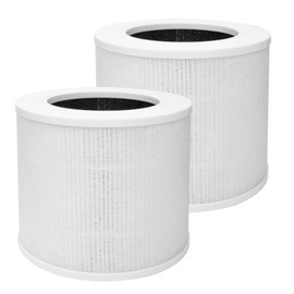 Core Mini HEPA Air Filter Replacement, Compatible with LEVOIT Core Mini Core Mini-P Air Purifier, Fit for Levoit Core Mini Replacement Filter, 3-in-1 High-Efficiency Carbon, 2 Pack, Core Mini-RF