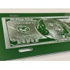 Diamond Etched Products New Money 100 Hundred Dollar Bill Car