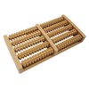 Wooden Foot Bath Tub with Massage Rollers & Lid -