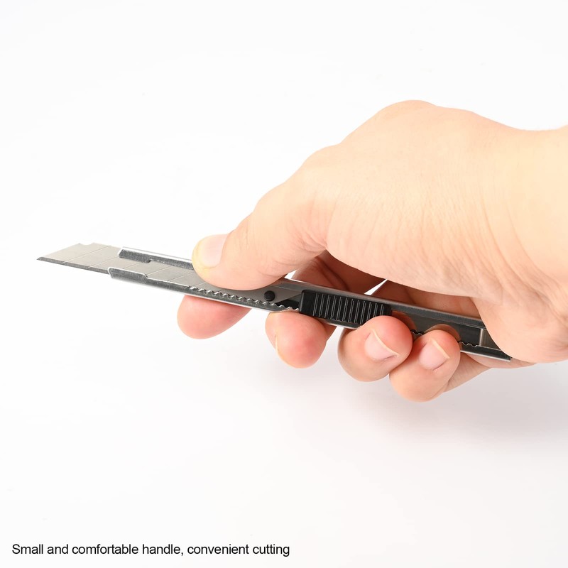 FOSHIO Utility knife Retractable with 30 Degree Snap Off Blade