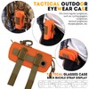 bvya Tactical Molle Sunglasses Case Anti-Shock Semi-hard Clamshell Extra Large