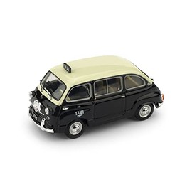 Blum 1/43 Fiat 600D Multipura Genova Taxi 1964 BRUMM FIAT 600D MULTIPLA TAXI DI GENOVA