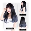 TefuRe C-8200N-BLK-NVY-BL Long Straight Wig