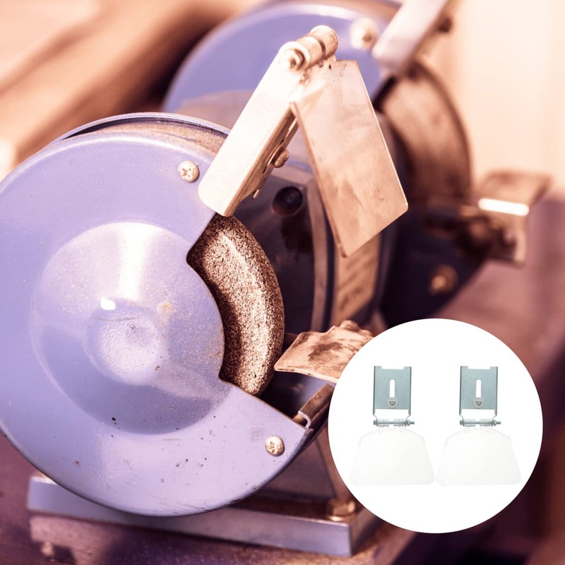 Bench Eyeshield, 2 Pcs Stainless Steel Bench Guard Shield Eyeshield