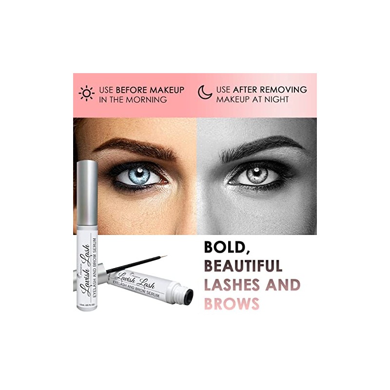Hairgenics Lavish Lash €" Eyelash Growth Enhancer & Brow Serum