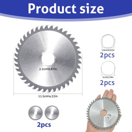 4.5" Angle Grinder Circular Saw Blade 40 Teeth