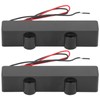 2Pcs 4 String Bass Pickup Bridge Volume Collection Equalizer Electric