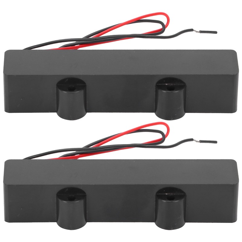 2Pcs 4 String Bass Pickup Bridge Volume Collection Equalizer Electric