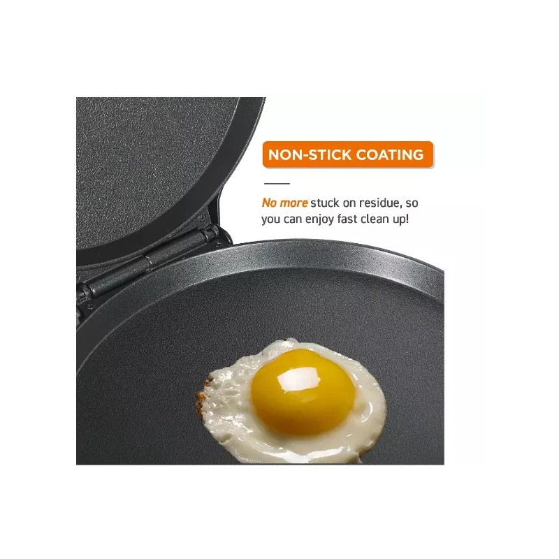 Commercial Chef Maker Pizza Countertop Quesadilla Grill Sandwich Personal Indoor