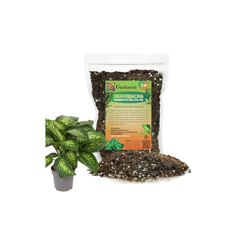 Expert Dumb Cane Plant Potting Soil Mix by Gardenera -