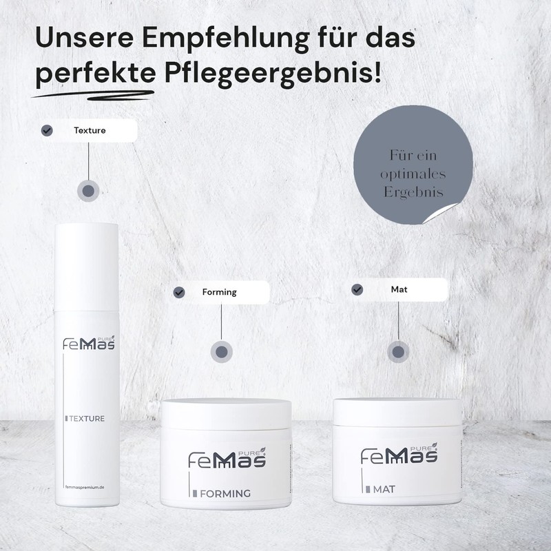 FemMas Pure Mat 50 ml Styling Wax for Matte Looks