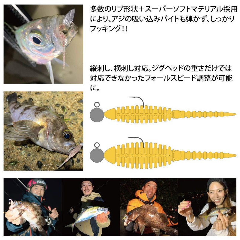 Dr. Choro 1.5 Inch Clear Orange/Red & Gold Flakes