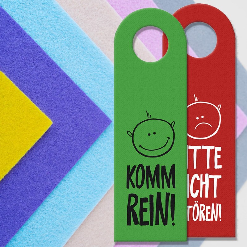 trendaffe - Do not disturb or come in door hanger