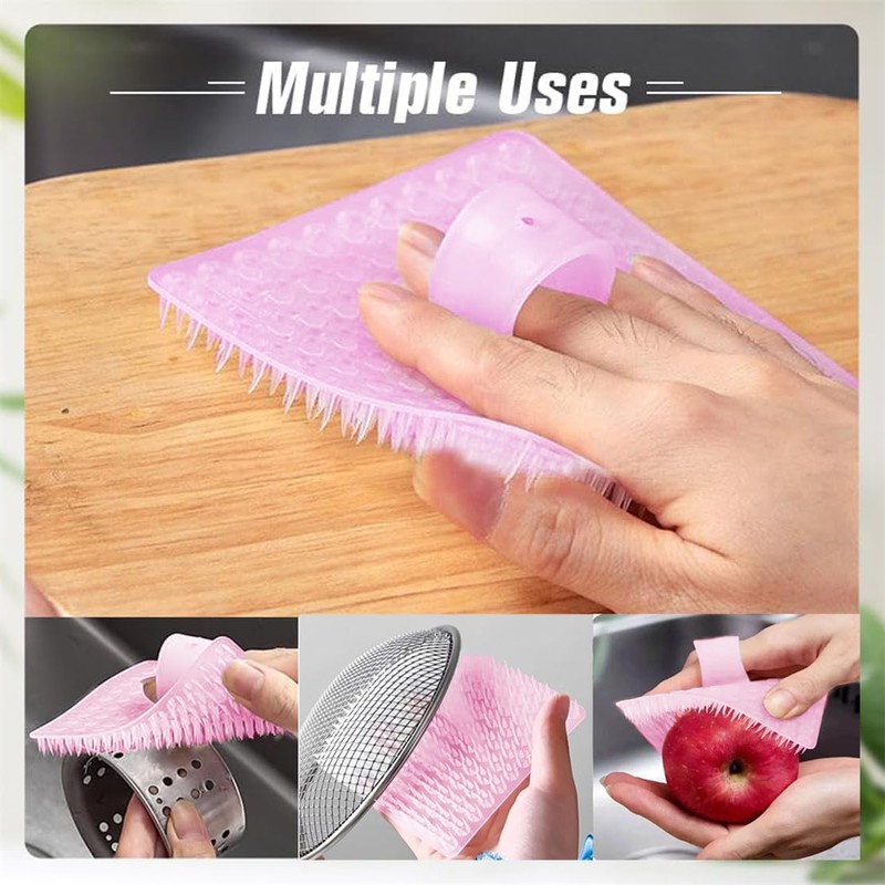 Vegetable Brush Potato Cleaning Brush 3 Pcs Multifunctional Kitchen Scrubbing