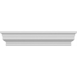 Ekena Millwork CRH04X36ST Crosshead, 36" Bottom Width x 38 1/2" Top Width, White